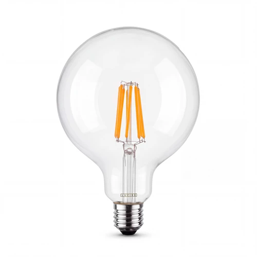 Lucide G125 Class B - Filament bulb - Ø 12,5 cm - LED Dim. - E27 - 1x7W 2700K - Transparant - turned off